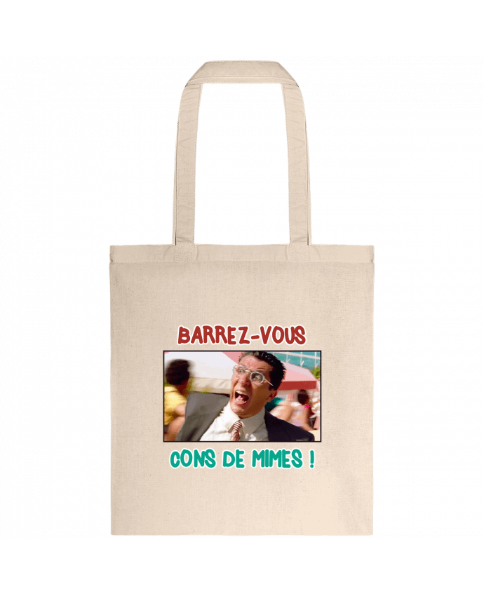 Tote-bag Barrez-vous cons de mimes ! par La boutique de Laura