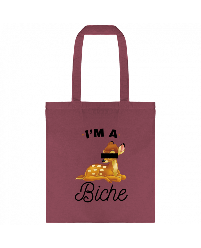 Tote-bag I'm a biche par La boutique de Laura