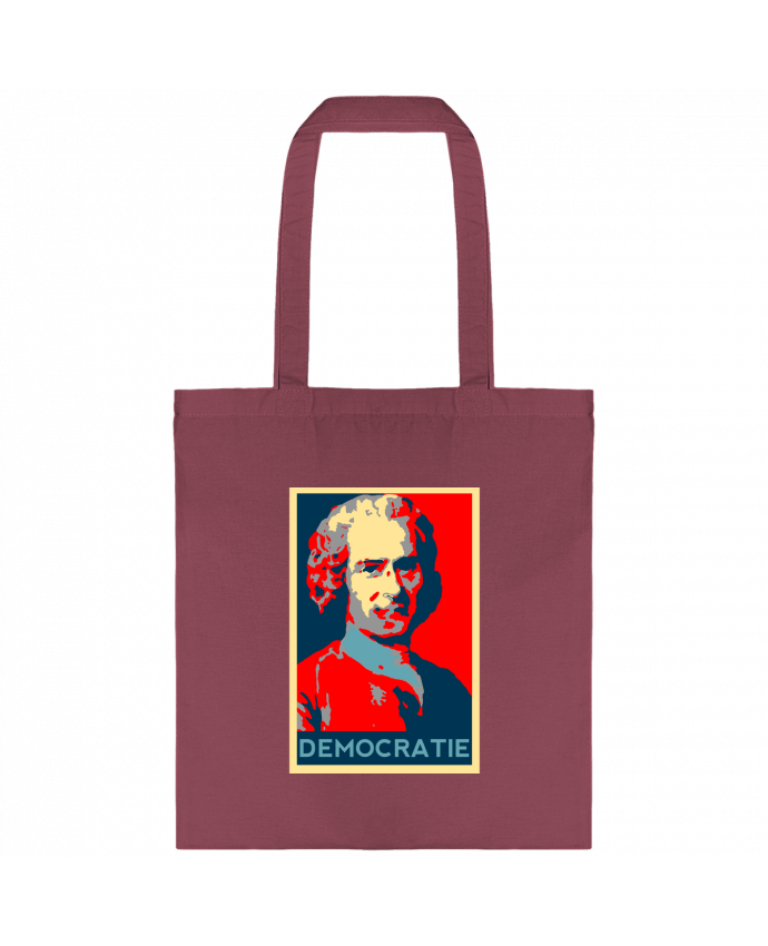 Tote-bag Jean-Jacques Rousseau - Démocratie par Hémipléjik