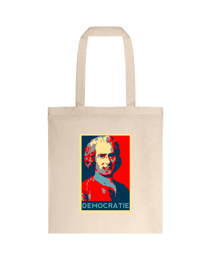 Tote-bag Jean-Jacques Rousseau - Démocratie par Hémipléjik