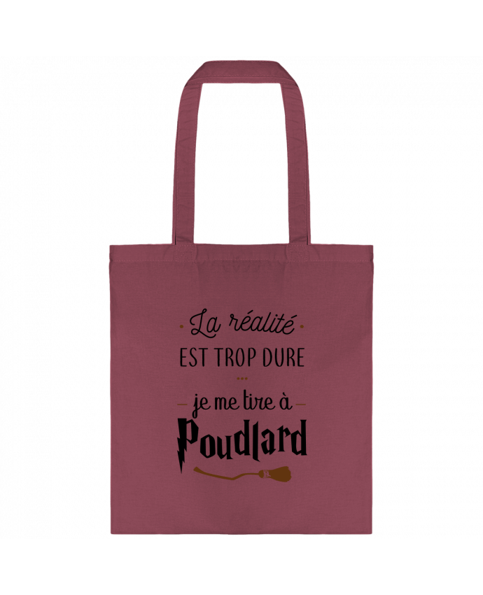 Tote-bag La réalité est trop dure, je me tire à Poudlard par La boutique de Laura