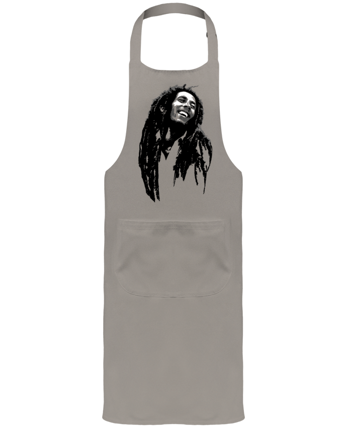 Delantal Jardinero o Somelier con Bolsillo  Bob Marley por Graff4Art