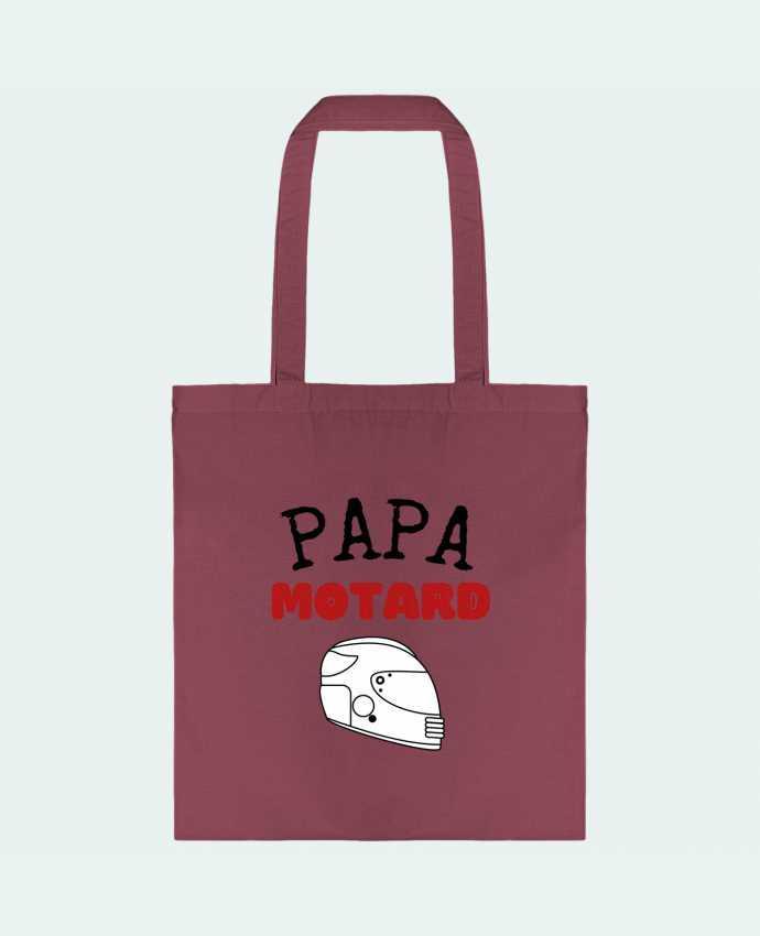 Tote-bag Papa motard idée cadeau humour fête des pères moto par FAPROD