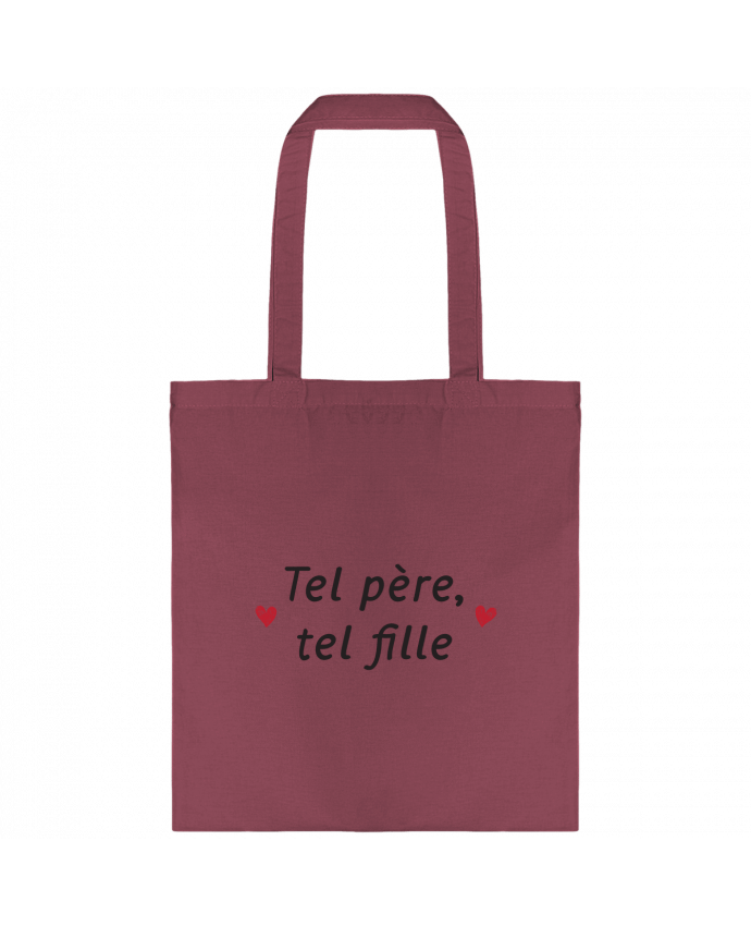 Tote-bag Tel père tel fille par tunetoo