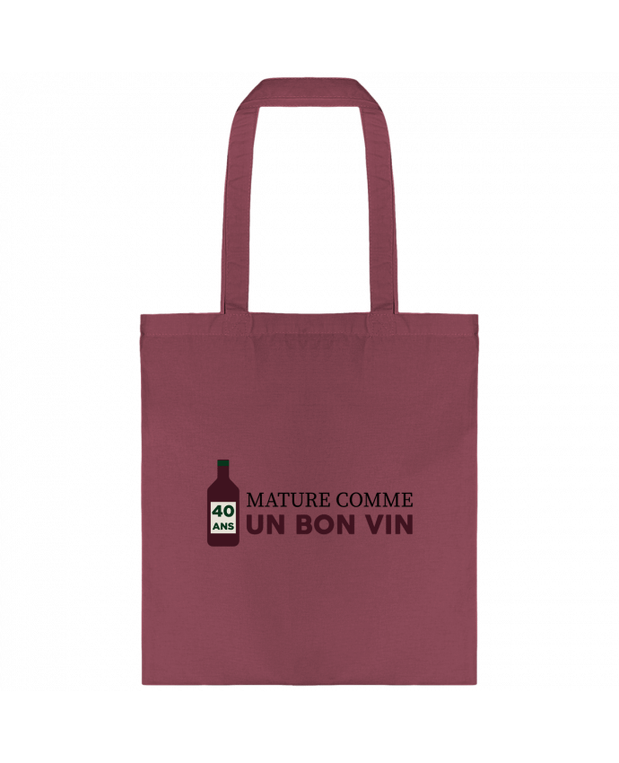 Tote-bag 40 ans mature comme un bon vin - Anniversaire par tunetoo