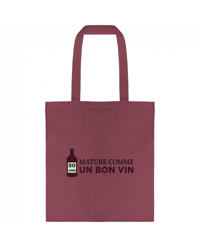 Tote-bag 50 ans mature comme un bon vin - Anniversaire par tunetoo