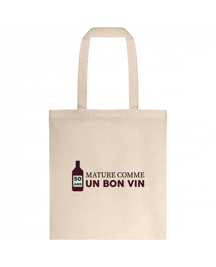 Tote-bag 50 ans mature comme un bon vin - Anniversaire par tunetoo