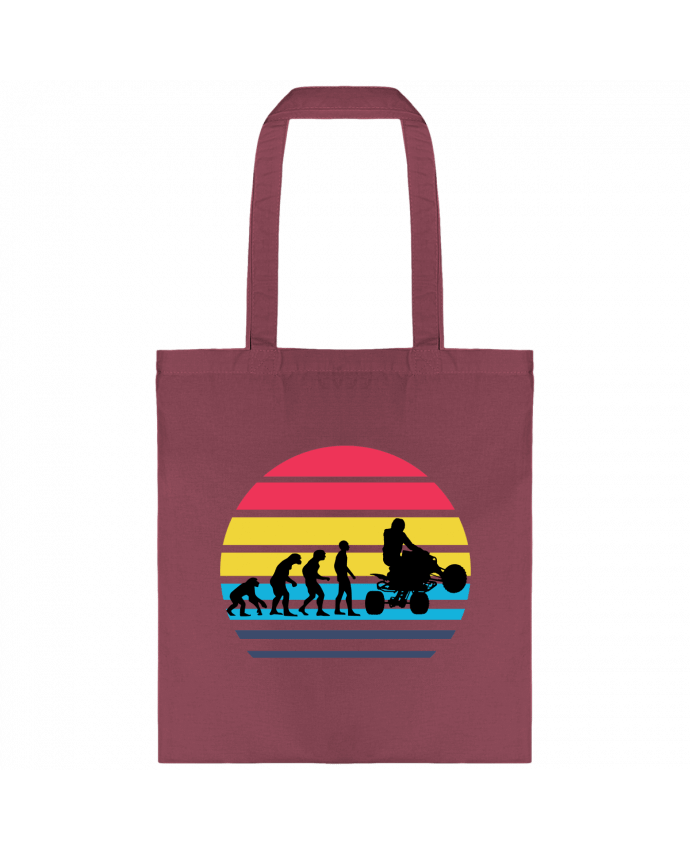 Tote-bag Evolution de l'humanité OFFROAD quad par Cheerocki