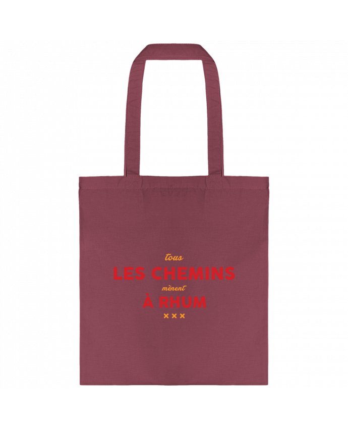 Tote-bag Tous les chemins mènent à rhum - Apéro par tunetoo