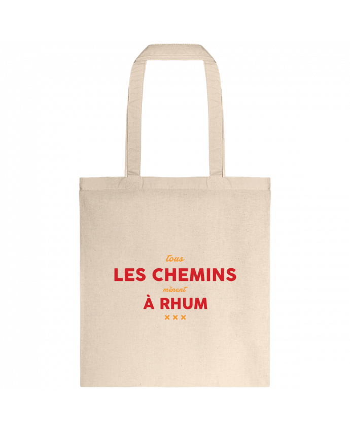 Tote-bag Tous les chemins mènent à rhum - Apéro par tunetoo