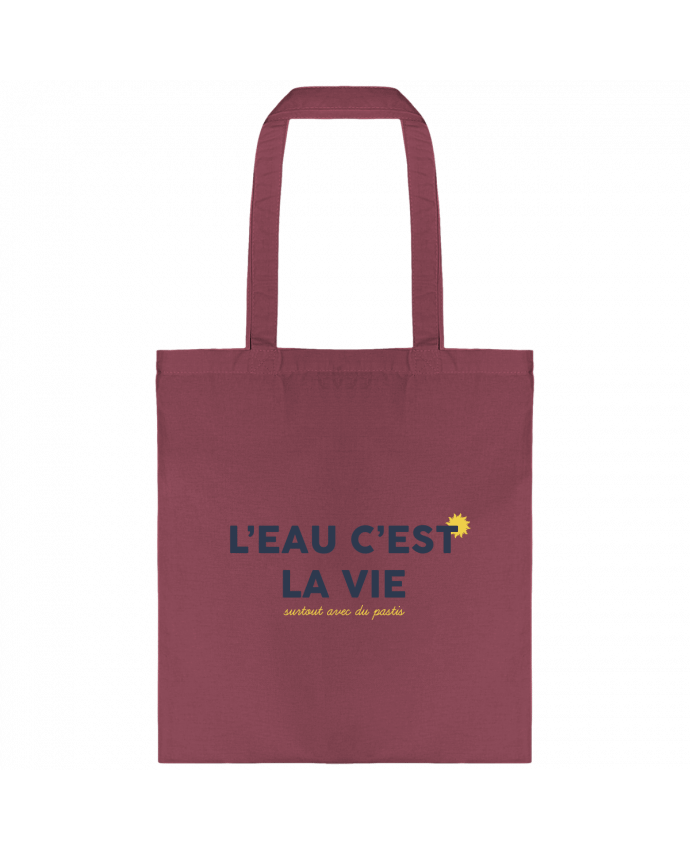 Bolsa de Tela de Algodón L'eau c'est la vie - Apéro por tunetoo