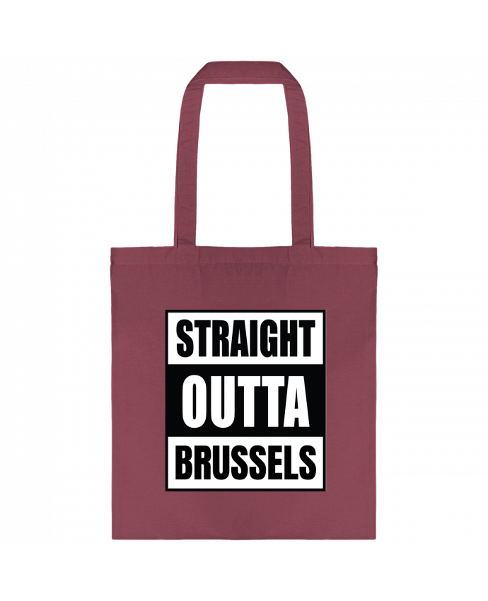 Tote-bag Straight outta Brussels par Cheerocki