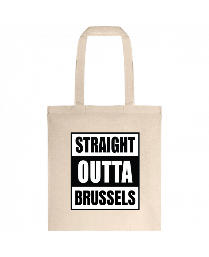 Tote-bag Straight outta Brussels par Cheerocki