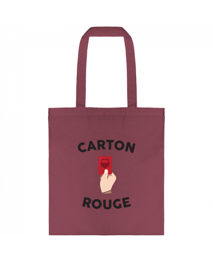 Tote-bag Apéro, carton rouge par tunetoo