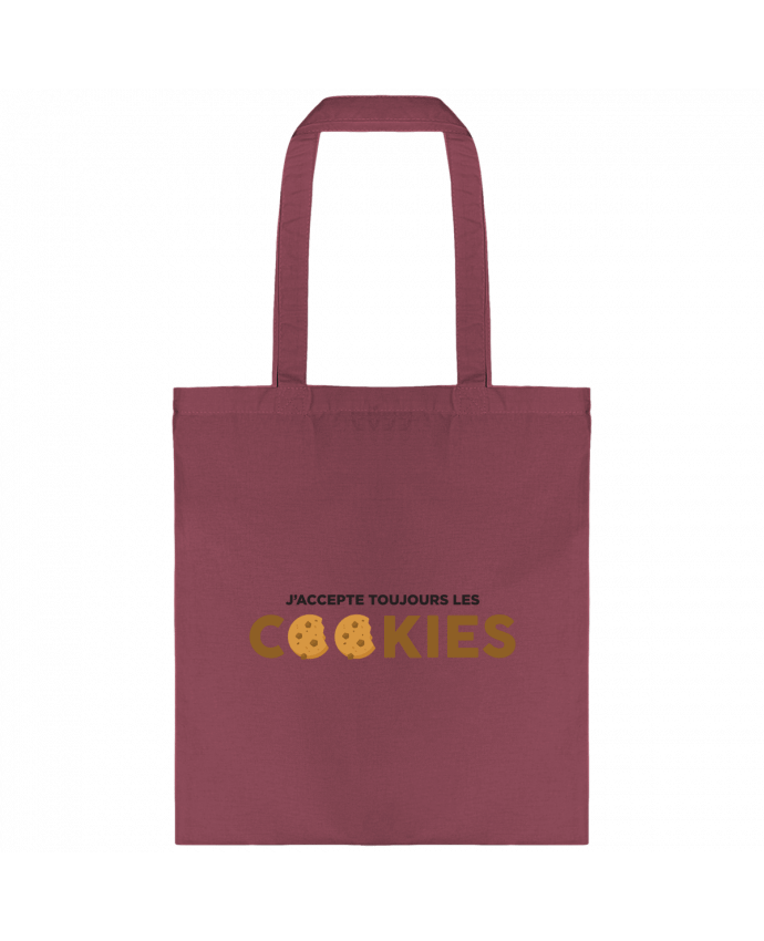 Tote-bag J'accepte toujours les cookies par tunetoo