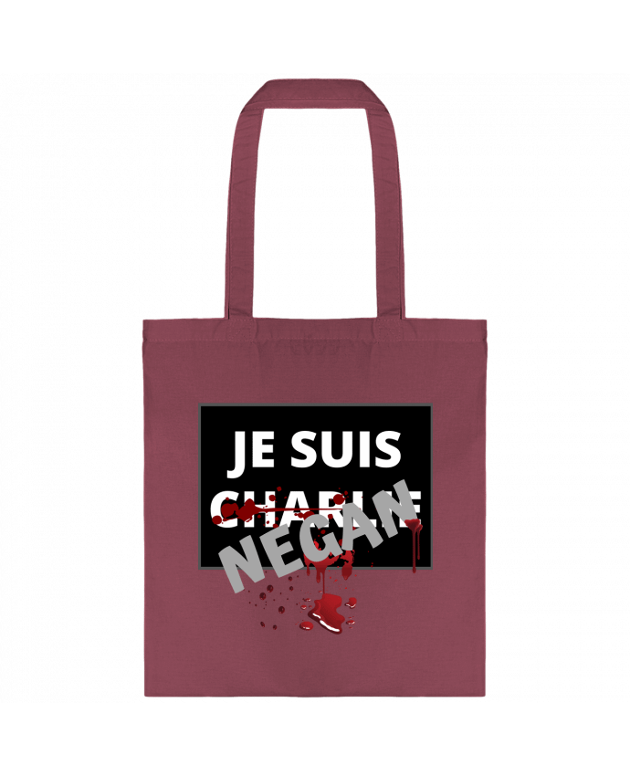 Tote-bag Je suis Charlie Negan par Cheerocki