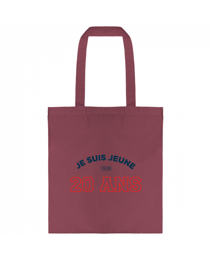 Tote-bag Je suis jeune je n'ai que 20 ans - Anniversaire par tunetoo