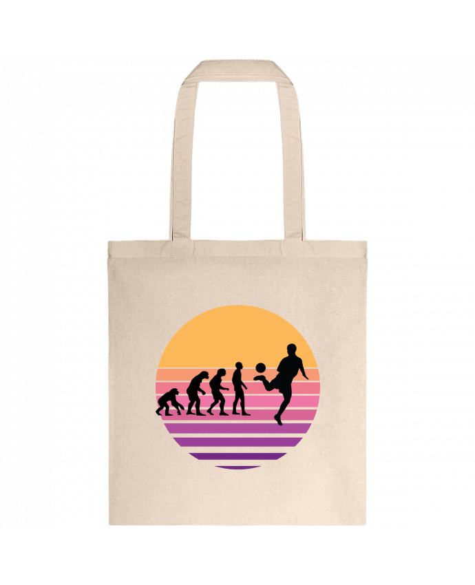 Tote-bag Evolution de l'homme FOOTBALL par Cheerocki