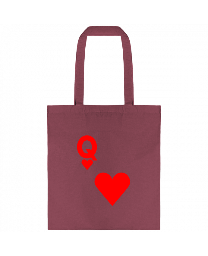 Tote-bag La Dame de coeur - Idée cadeau par IPUAL - La Boutique
