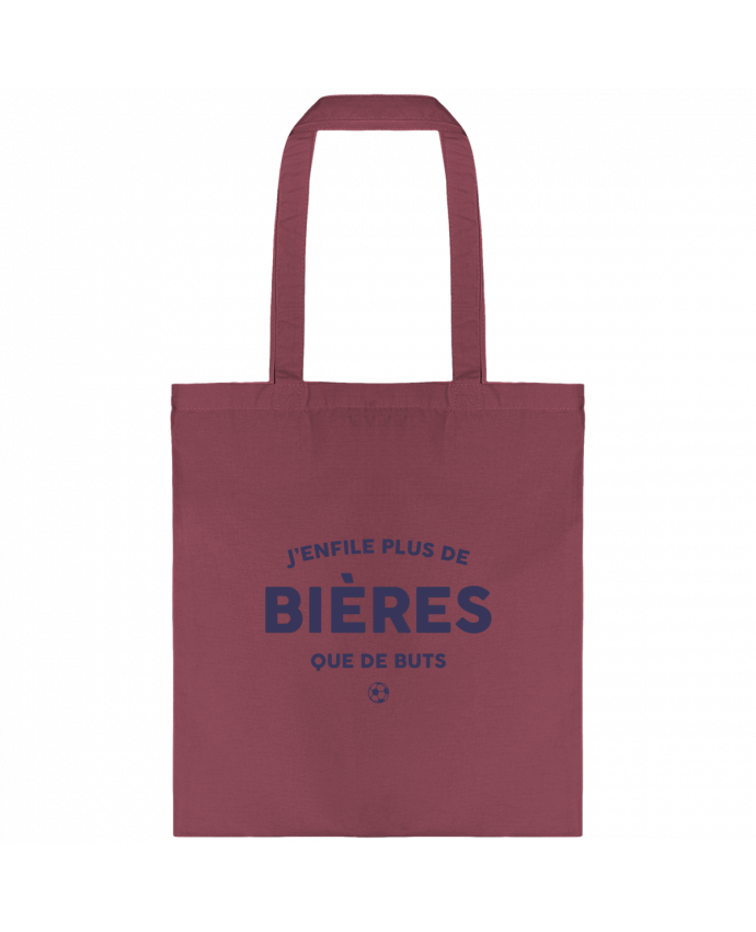 Tote-bag J'enfile plus de bières que de buts par tunetoo