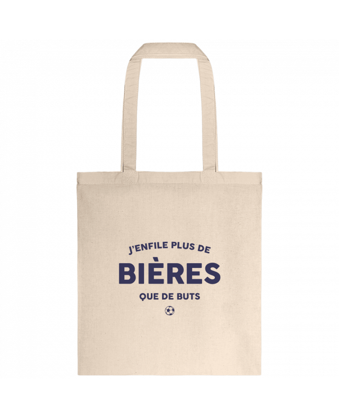 Tote-bag J'enfile plus de bières que de buts par tunetoo