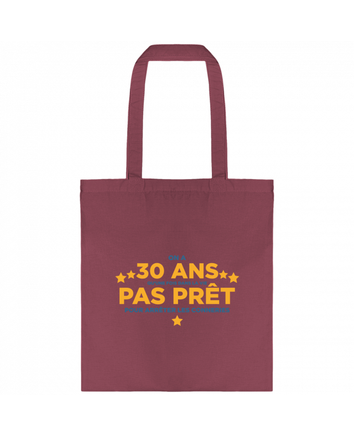 Tote-bag On a 30 ans qu'une fois dans la vie - Anniversaire par tunetoo