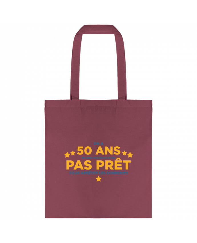 Tote-bag On a 50 ans qu'une fois dans la vie - Anniversaire par tunetoo