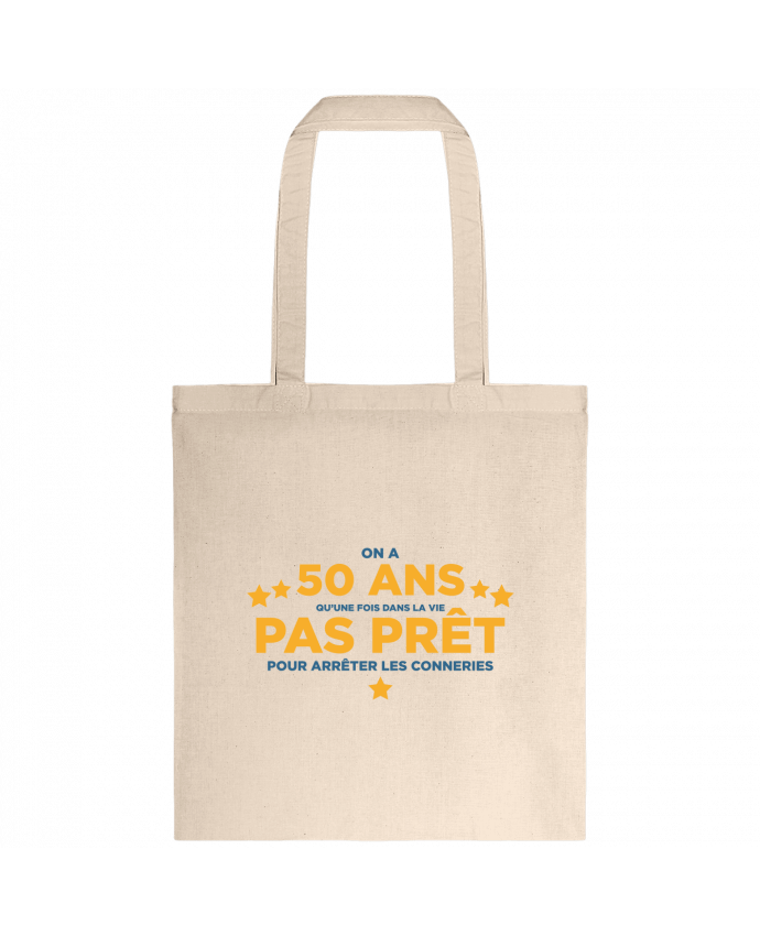 Tote-bag On a 50 ans qu'une fois dans la vie - Anniversaire par tunetoo