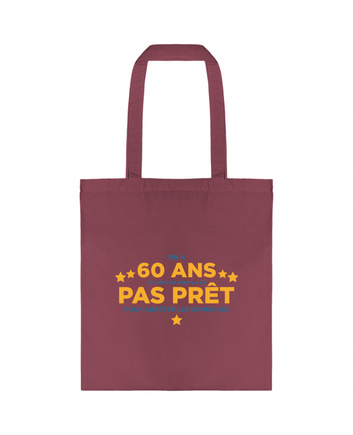Tote-bag On a 60 ans qu'une fois dans la vie - Anniversaire par tunetoo