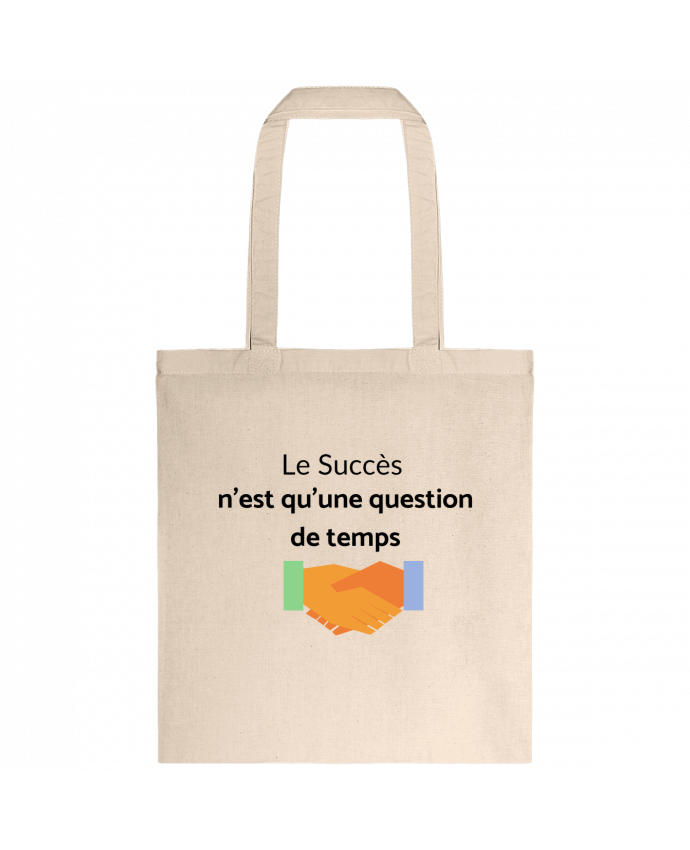 Tote-bag Le succès n'est qu'une question de temps par Frenchydesign