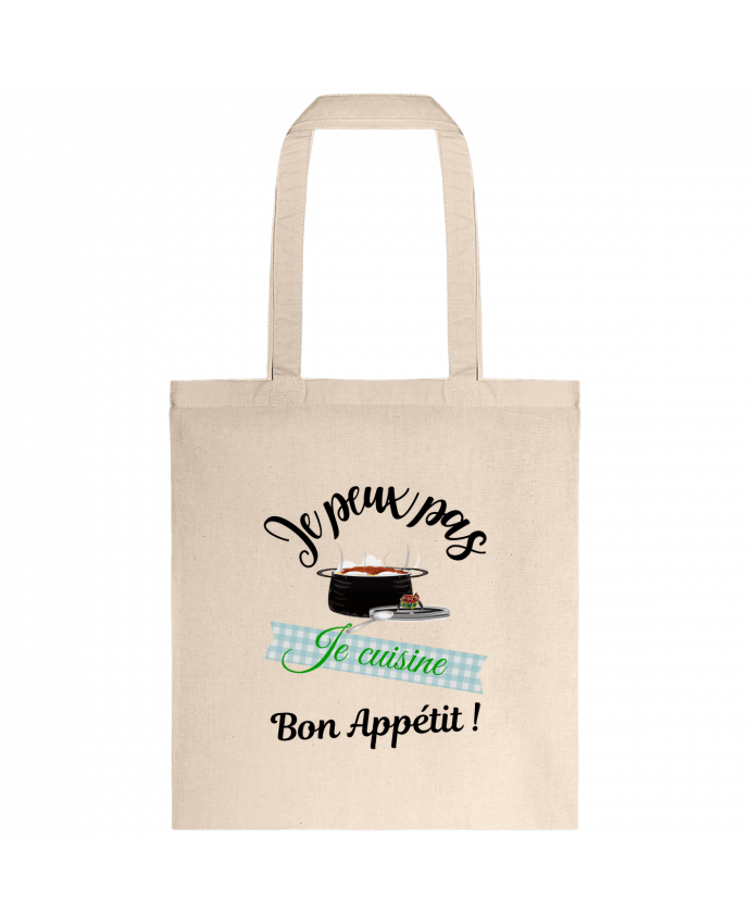 Tote-bag je peux pas, je cuisine, bon appétit ! par Fridaé