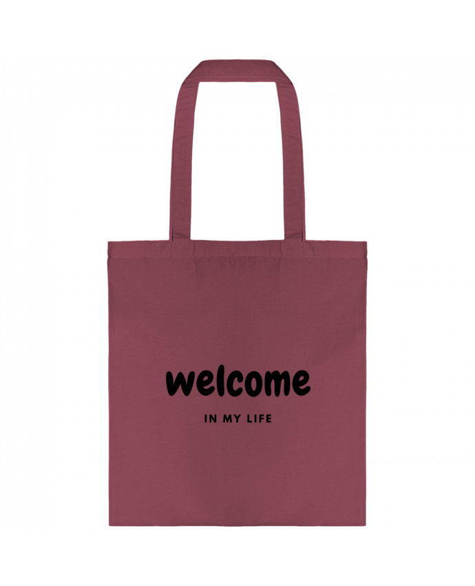 Tote-bag Welcome in my life par CustomDesign