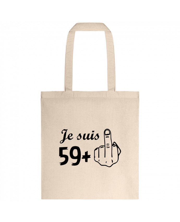 Tote-bag Je suis 59+ par tunetoo