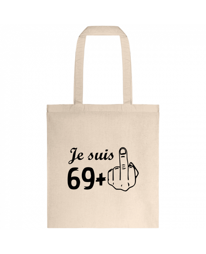 Tote-bag Je suis 69+ par tunetoo