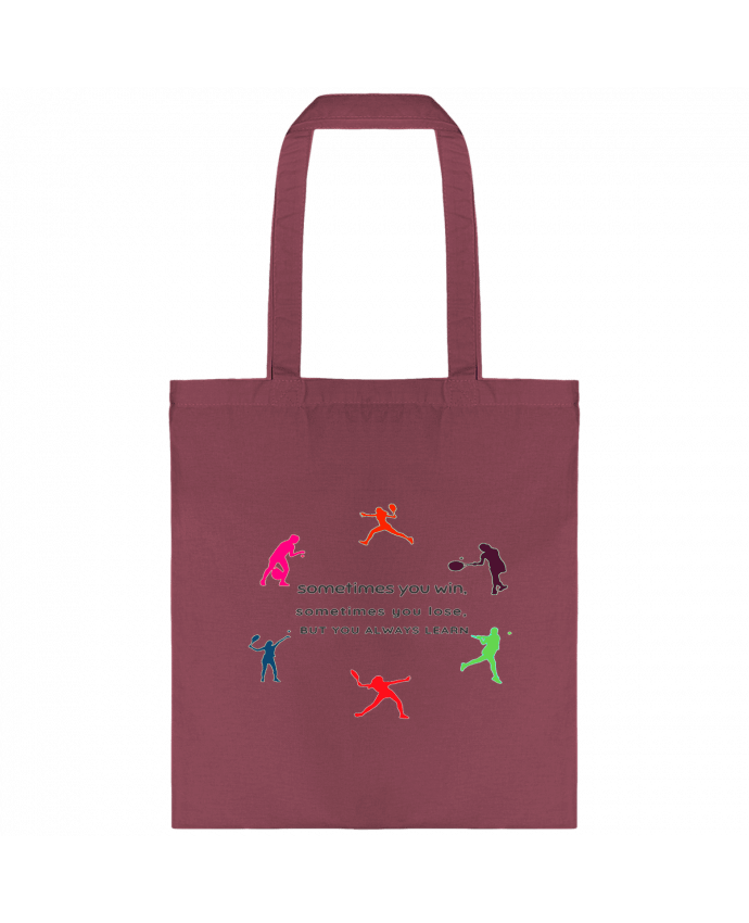 Tote-bag SOMETIMES YOU WIN par SARA BOSS desgin