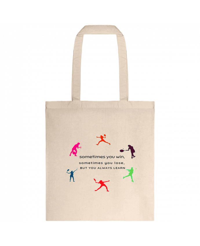 Tote-bag SOMETIMES YOU WIN par SARA BOSS desgin