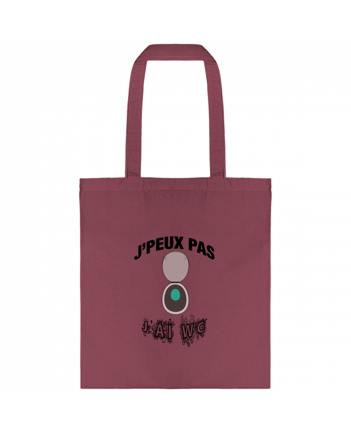 Tote-bag J'PEUX PAS J'AI WC par By Myrakolis