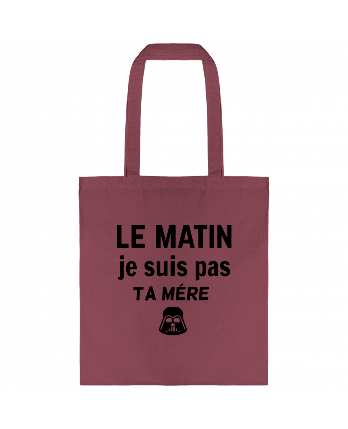 Tote-bag le matin je suis pas ta mère par dessin-art