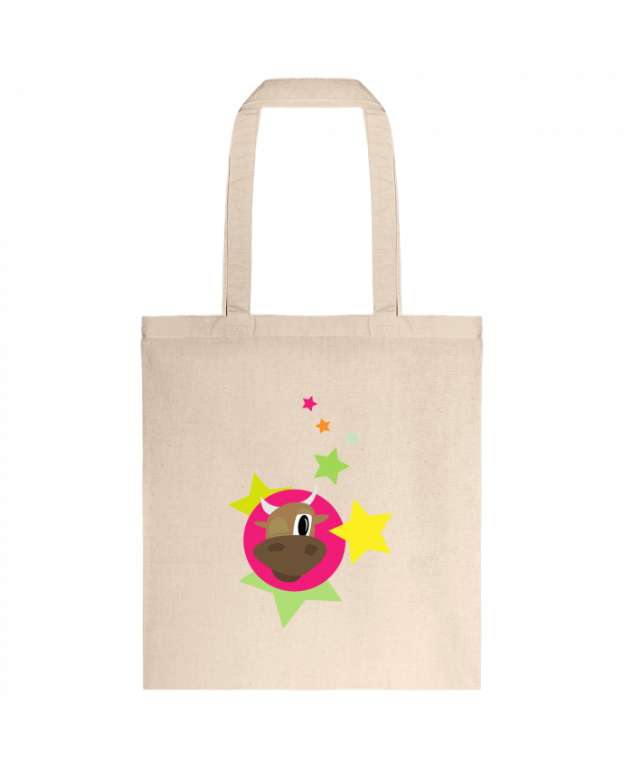 Tote-bag Vache au clin d'œil par illustraman