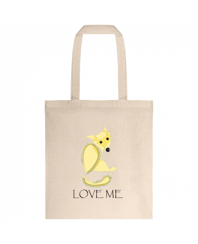 Tote-bag Renard love me par illustraman