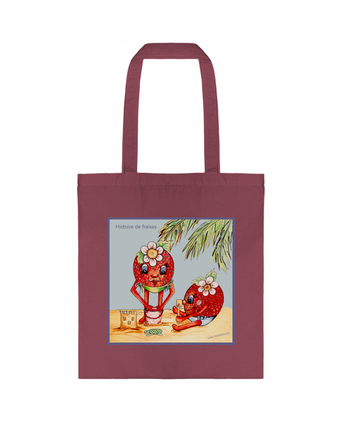 Tote-bag Histoire de fraises par Tanopoulos laura