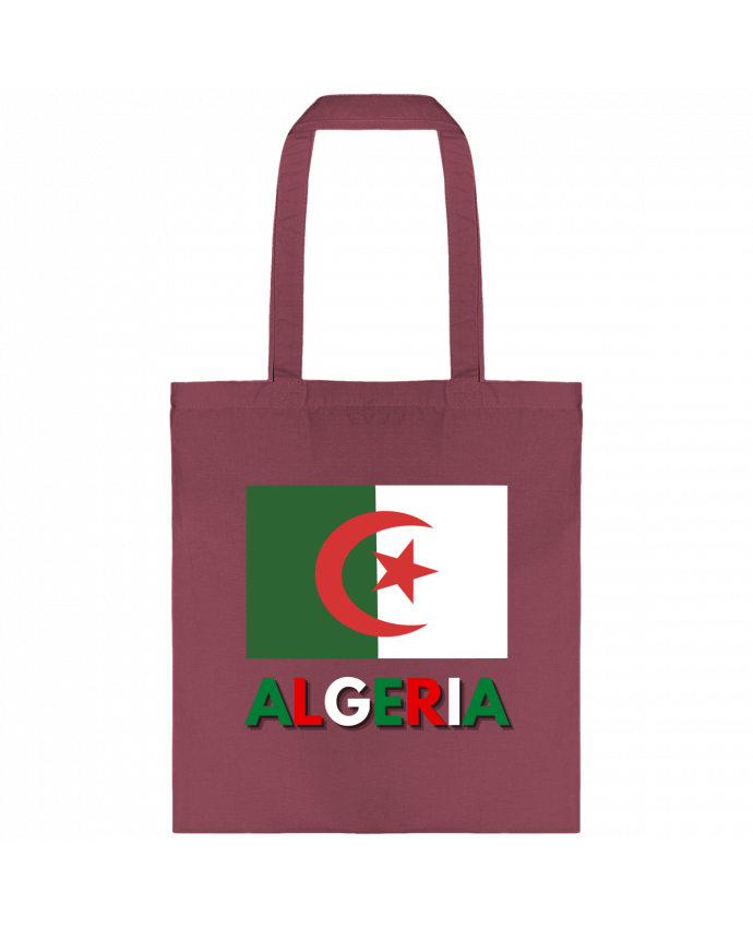 Tote-bag Drapeau Algerie par Anastasia