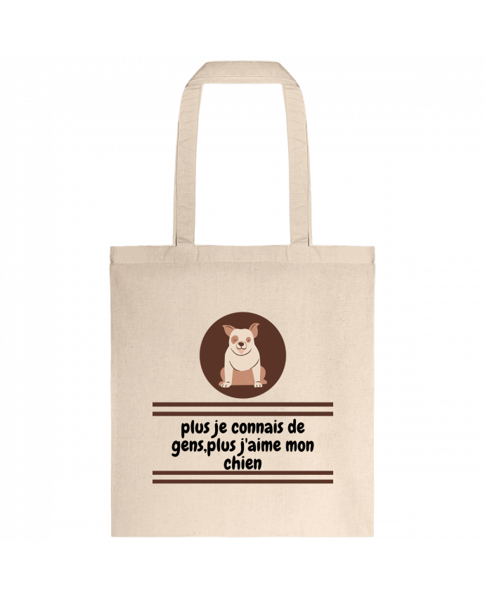 Tote-bag J'aime mon chien par Anastasia