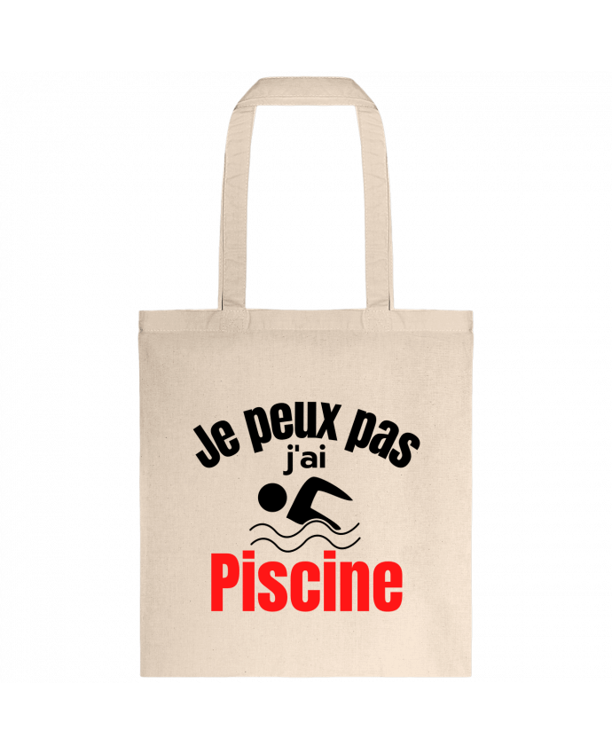 Tote-bag Je peux pas,j'ai piscine par Anastasia