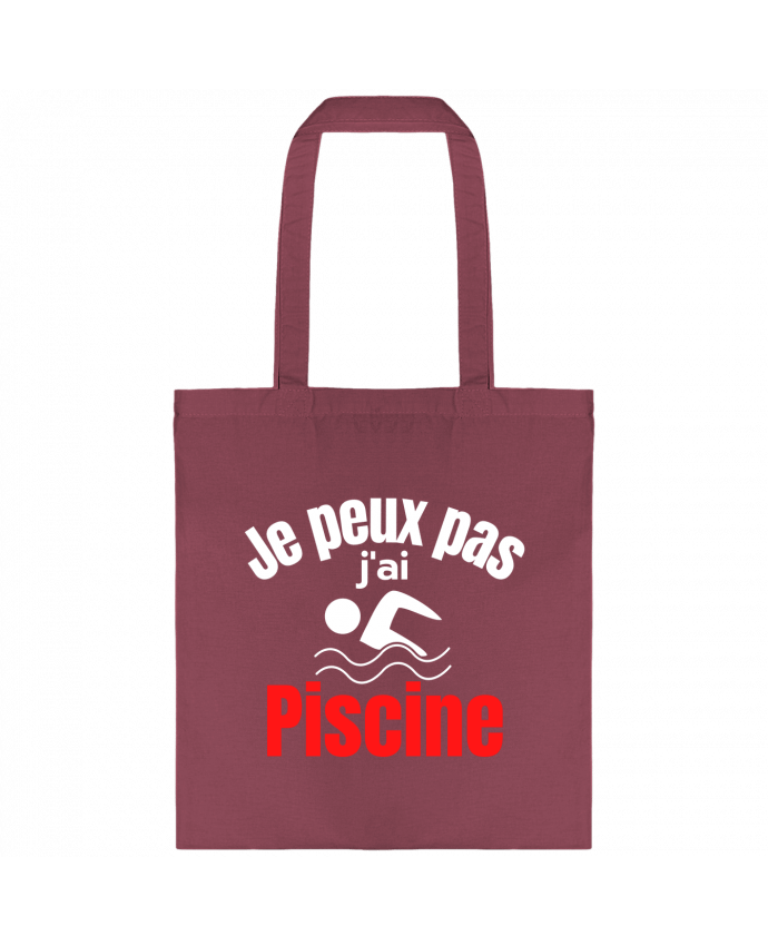 Tote-bag Je peux pas,j'ai piscine par Anastasia