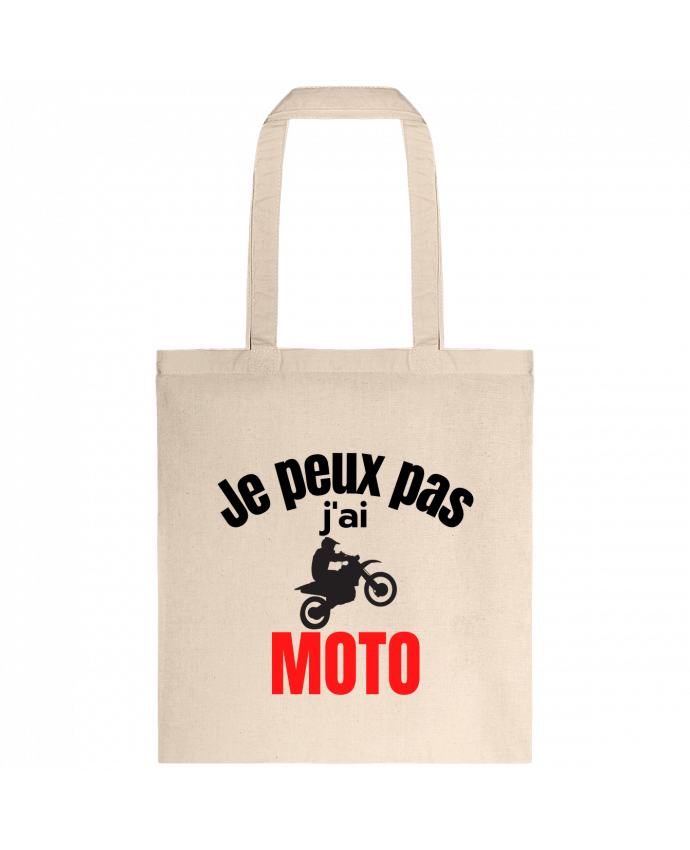 Tote-bag Je peux pas,j'ai moto par Anastasia