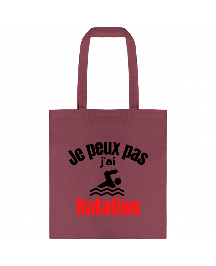 Tote-bag Je peux pas,j'ai natation par Anastasia