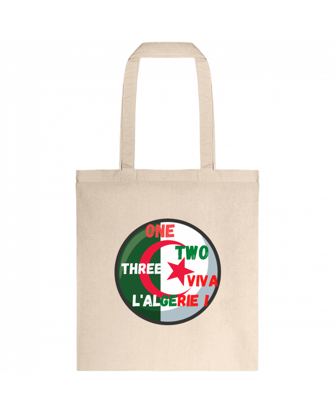 Tote-bag one,two,three,viva l’Algérie par Anastasia