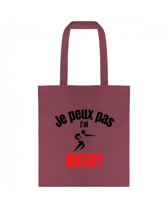 Tote-bag Je peux pas,j'ai rugby par Anastasia