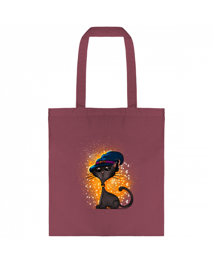 Tote-bag Chat sorcier d'halloween par GraphiCK-Kids